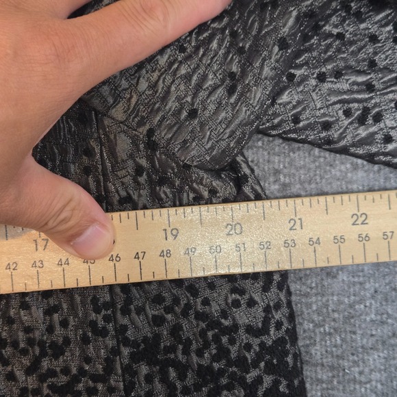 EILEEN FISHER Metallic Jacket Womens Small Open Evening Coat - Picture 5 of 9